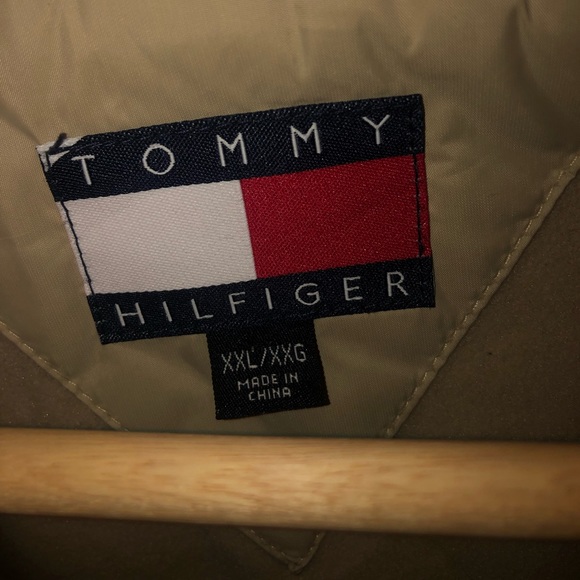 Vintage 90’s 2-In-1 Tommy Hilfiger Puffer In Cream - Picture 3 of 8